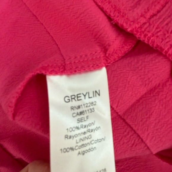 NWT Revolve Greylin Pink Smocked Midi Dress Size  Small - Picture 12 of 12